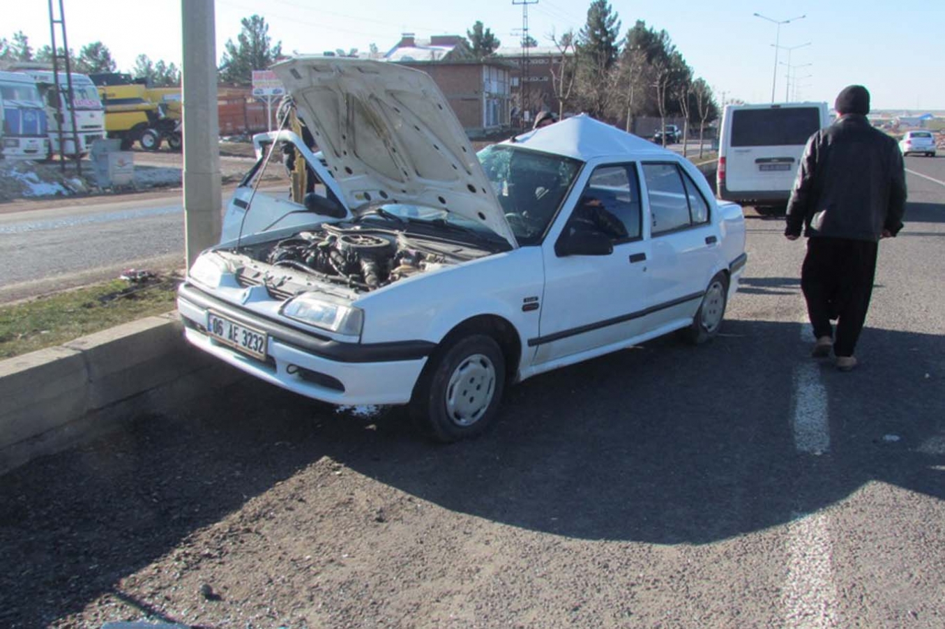 Siverek’te trafik kazası: 3 yaralı